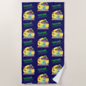 無限を探索する ビーチタオル (正面)