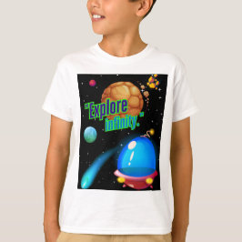 無限を探索する Tシャツ