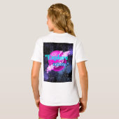 無限を探索する Tシャツ (裏面フル)