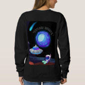 無限を探索 スウェットシャツ (裏面)