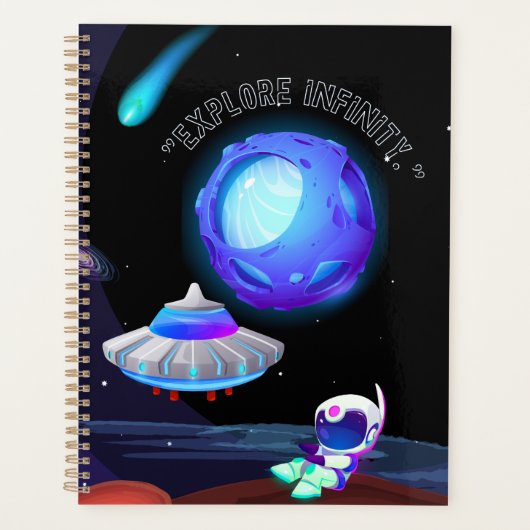 無限を探索 プランナー手帳 (正面)