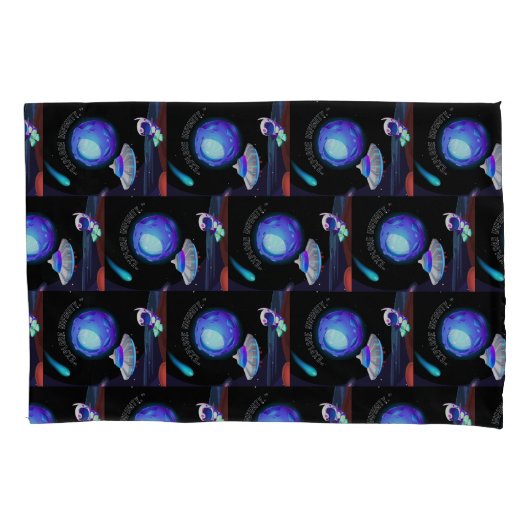 無限を探索 枕カバー (正面左)