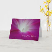 無限を解いて下さい カード (黄色い花)