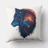 無限を追いかける クッション (裏面)