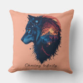無限を追いかける クッション (正面)