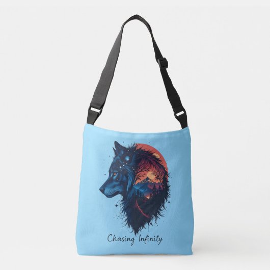 無限を追いかける クロスボディバッグ (正面)