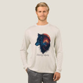 無限を追いかける トライブレンドＴシャツ (正面全体)