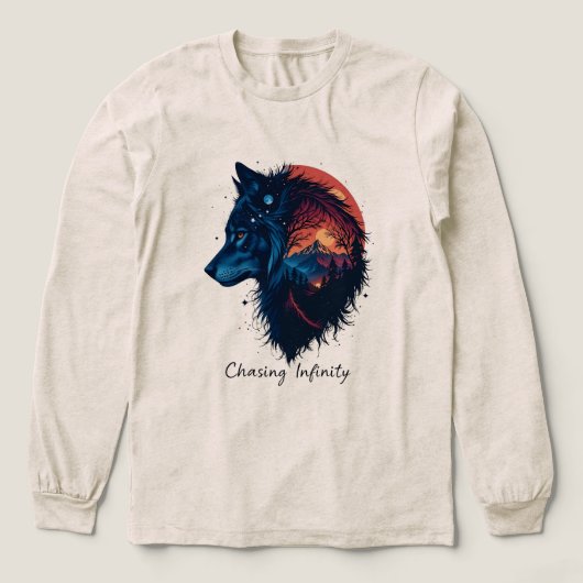 無限を追いかける トライブレンドＴシャツ (デザイン正面)