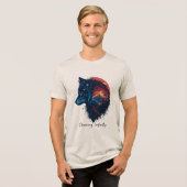 無限を追いかける トライブレンドＴシャツ (正面全面)