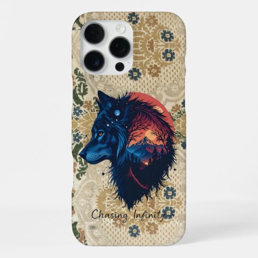 無限を追いかける iPhoneケース (裏面)