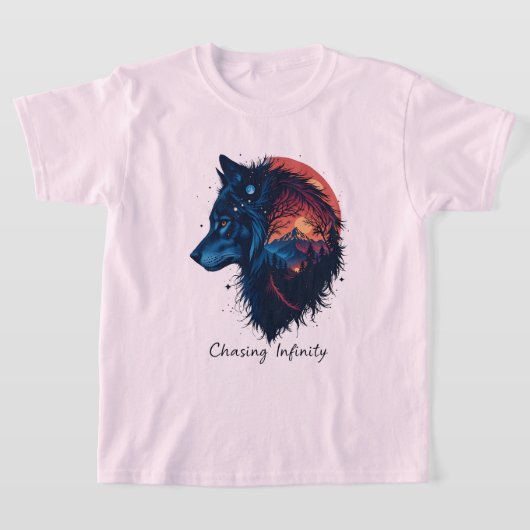 無限を追いかける Tシャツ (レイダウン)