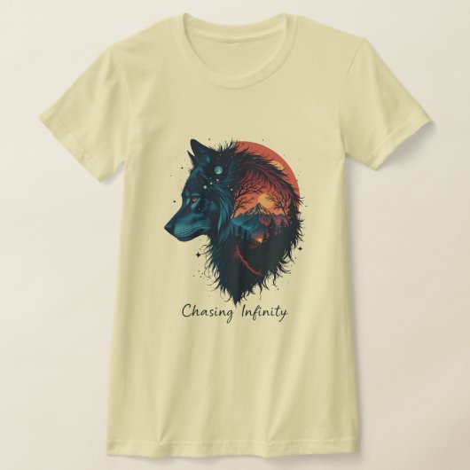 無限を追いかける Tシャツ (レイダウン)