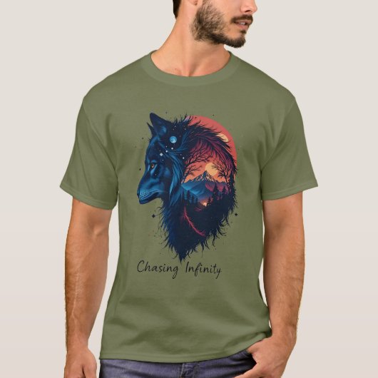 無限を追いかける Tシャツ (正面)