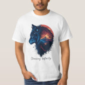 無限を追いかける Tシャツ (正面)