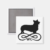 無限ウェルシュコーギー マグネット (正面/裏面)