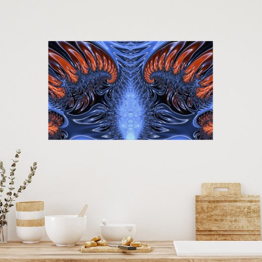 無限ガラス ポスター (キッチン)