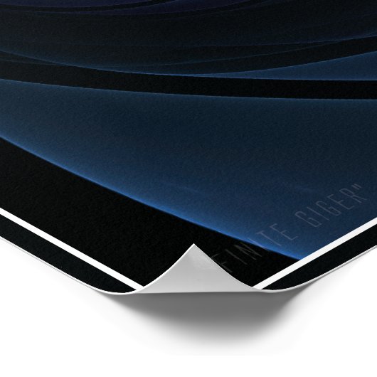 無限ギガポスター(青) ポスター (角)