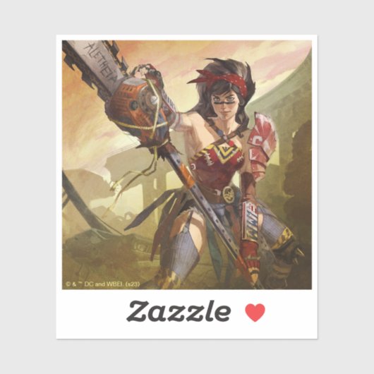 無限クライシス原子疑問に思女子イラストレーション シール (シート)