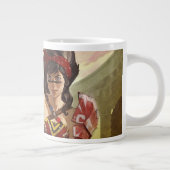 無限クライシス原子疑問に思女子イラストレーション ジャンボコーヒーマグカップ (右)