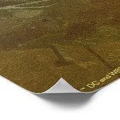 無限クライシス原子疑問に思女子イラストレーション ポスター (角)