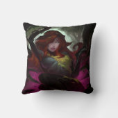 無限クリーズポイズンアイビーイラストレーション クッション (裏面)