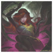 無限クリーズポイズンアイビーイラストレーション シール (正面)