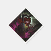 無限クリーズポイズンアイビーイラストレーション スタンダードカクテルナプキン (角)