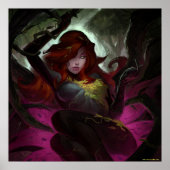 無限クリーズポイズンアイビーイラストレーション ポスター (正面)