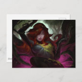 無限クリーズポイズンアイビーイラストレーション ポストカード (正面/裏面)