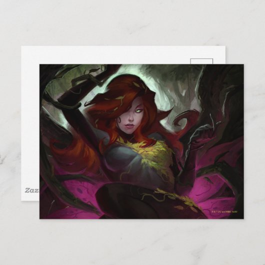 無限クリーズポイズンアイビーイラストレーション ポストカード (正面/裏面)