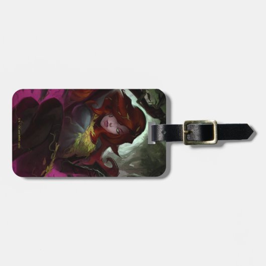 無限クリーズポイズンアイビーイラストレーション ラゲッジタグ (正面横)