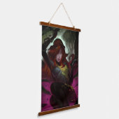 無限クリーズポイズンアイビーイラストレーション 吊り下げ型タペストリー (傾斜あり)