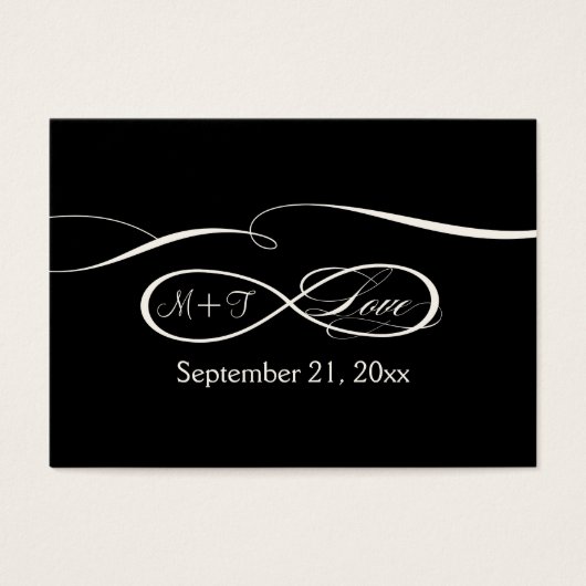 無限シンボルサイン無限の愛お願いギフトラベル (正面)