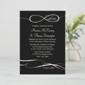 無限シンボルサイン無限ラブウェディング2 招待状 (スタンド正面)