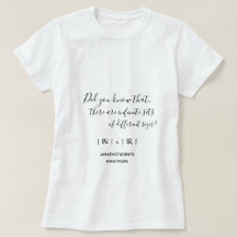 無限セットMatter Math Girl Tシャツ