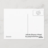 無限ダーマホイールはがき ポストカード (裏面)