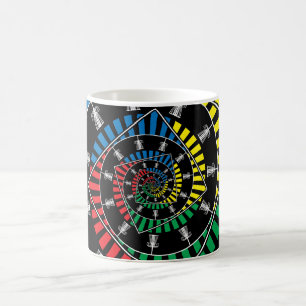 無限ディスクゴルフバスケット コーヒーマグカップ