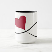 無限ハートのマグ永久に愛して下さい マグカップ (中央)