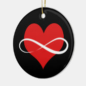 無限ハート セラミックオーナメント (左)