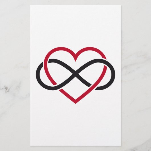 無限ハート、終ることがない愛 便箋 (正面)