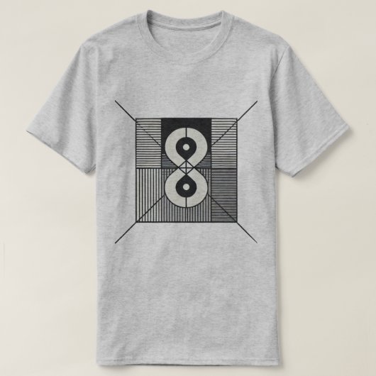 無限バランス:スタイルマインド国際的メント Tシャツ (デザイン正面)