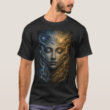無限モザイク錯視Tシャツ