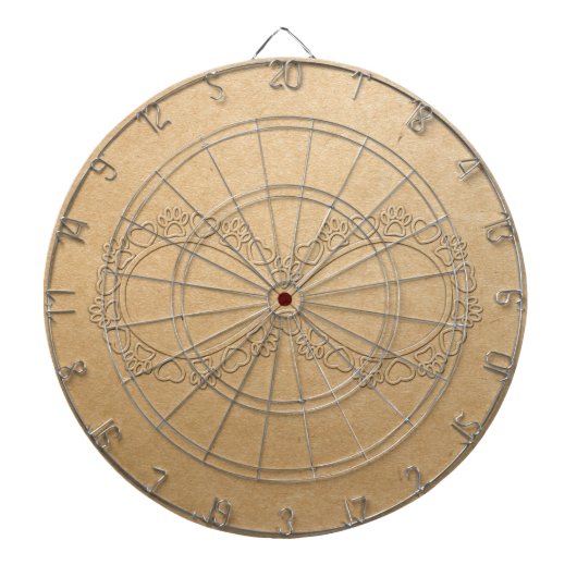 無限ラブドッグポープリント ダーツボード (正面)