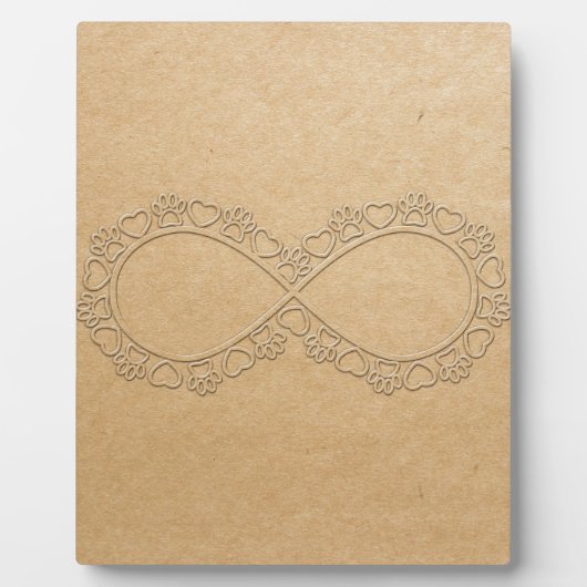 無限ラブドッグポープリント フォトプラーク (正面)