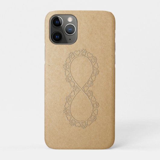 無限ラブドッグポープリント Case-Mate iPhoneケース (裏)