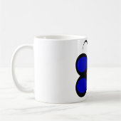 無限ラブバタフライ コーヒーマグカップ (左)