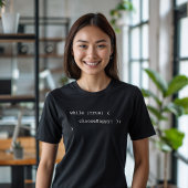 無限ループおもしろい選択Happy Programmer Tシャツ