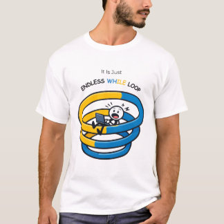 無限ループに慣れたPython開発者 | Tシャツ