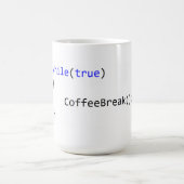 無限休憩のループ コーヒーマグカップ (中央)
