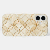 無限円グリッド Case-Mate iPhoneケース (裏面 (横))